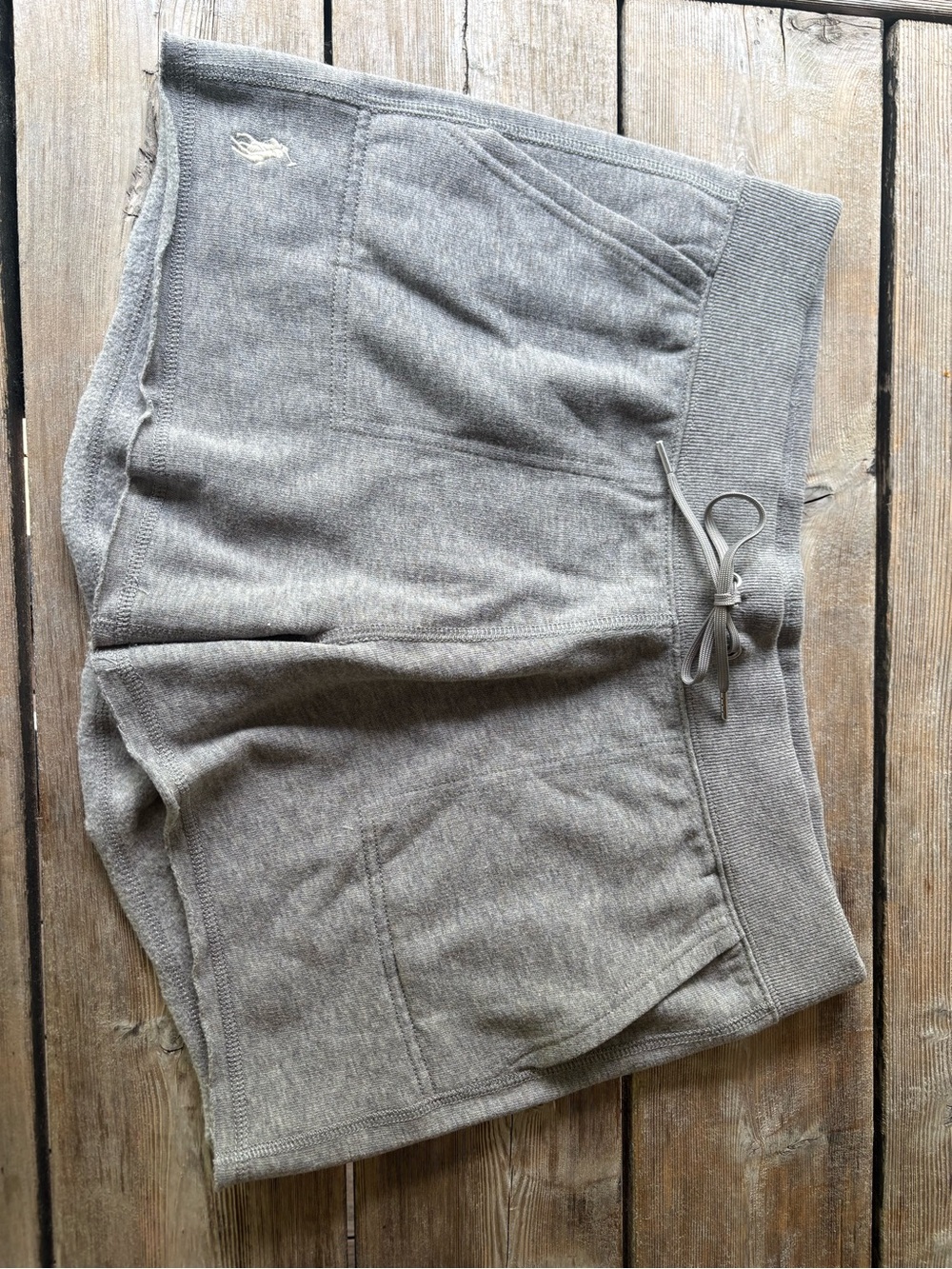 Polo by Ralph Lauren Gray Knit Drawstring Shorts